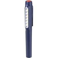 Kraftwerktools 32058B Linterna Tipo Bolígrafo Recargable de 61 LED- Negro- Normal